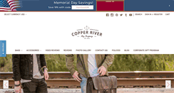 Desktop Screenshot of copperriverbags.com